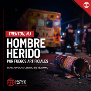 Hombre sufre lesiones a causa de juegos pirotécnicos.